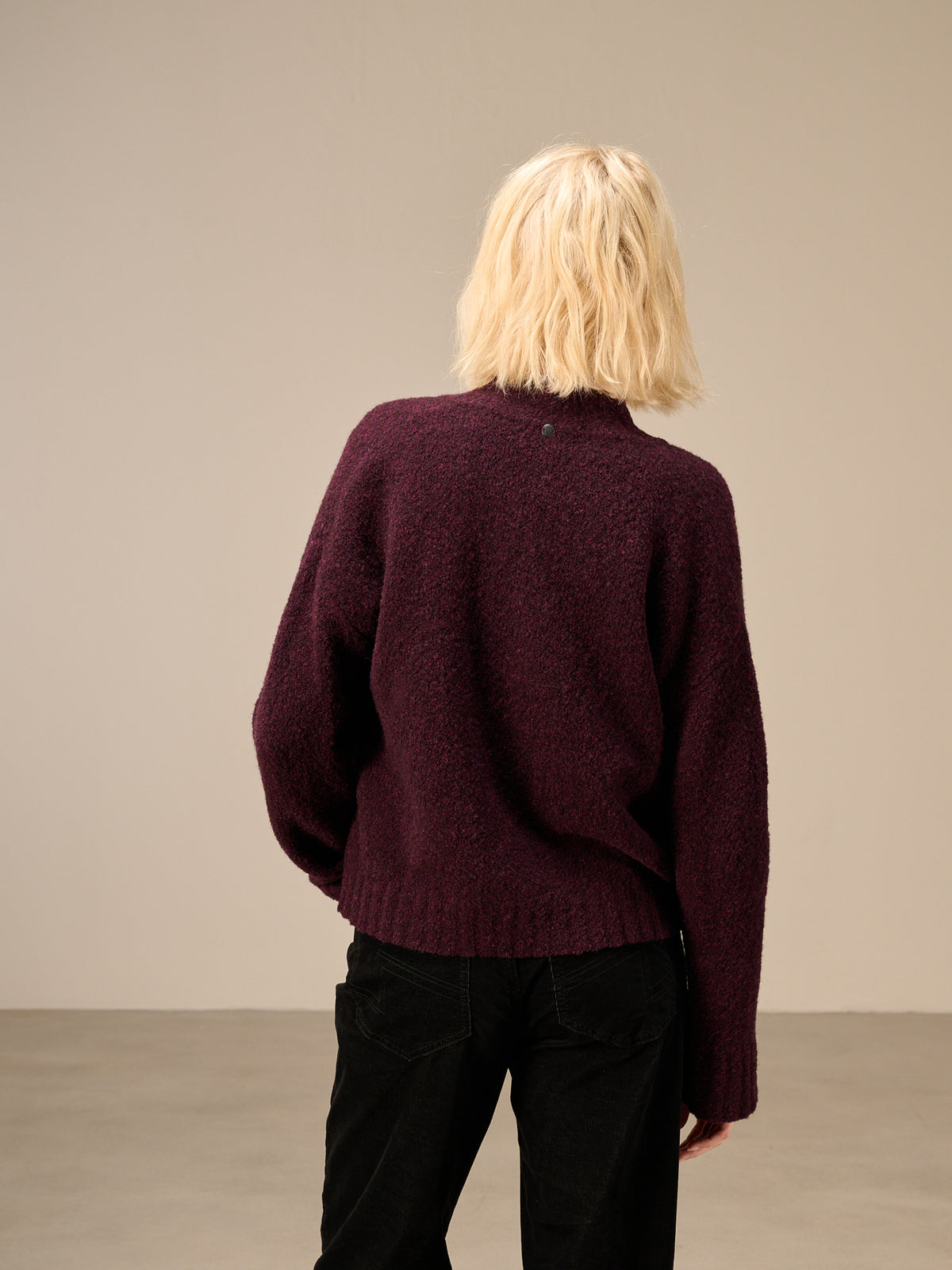 Strickjacke  mit Wolle
