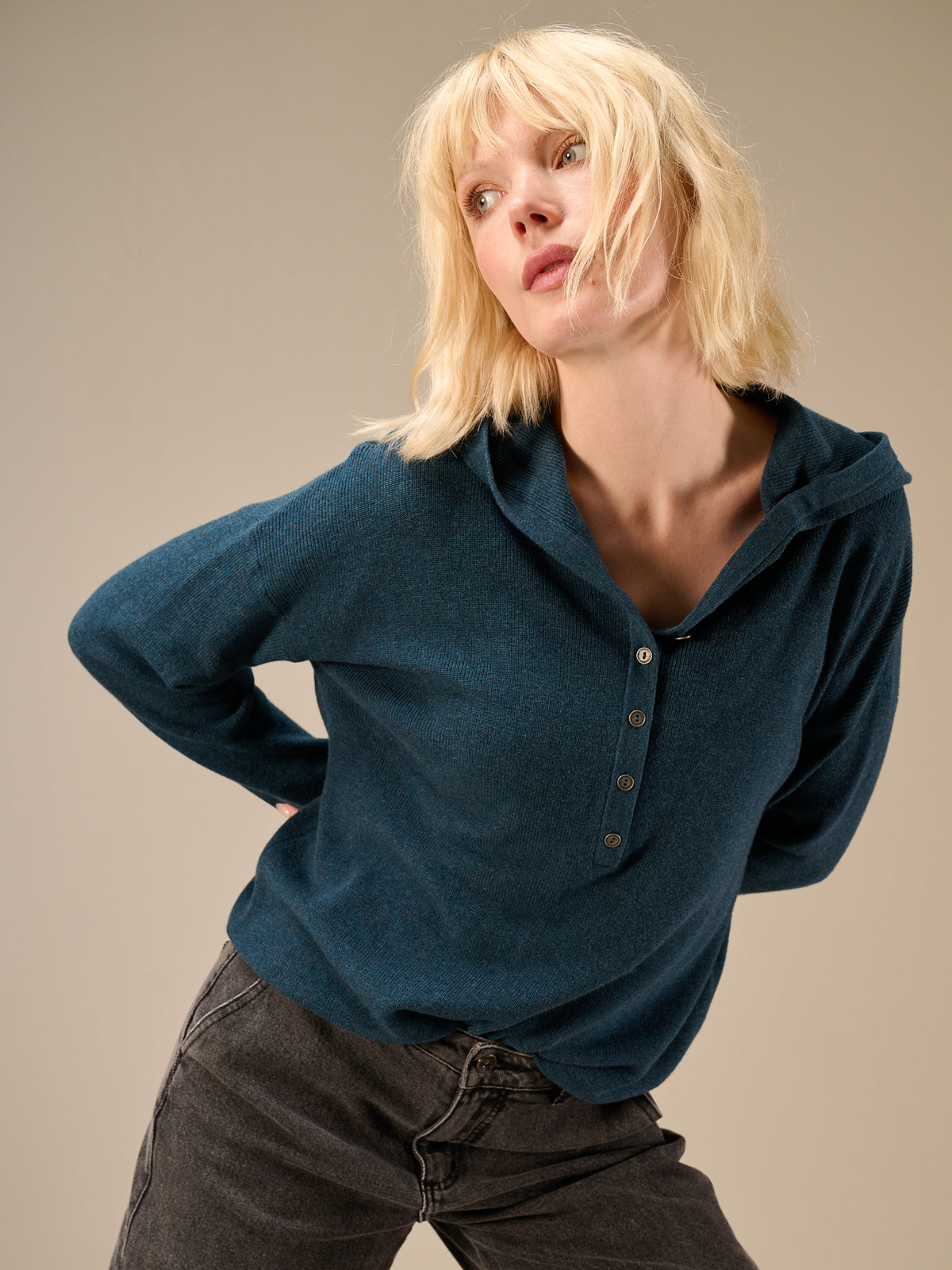Hooded sweater