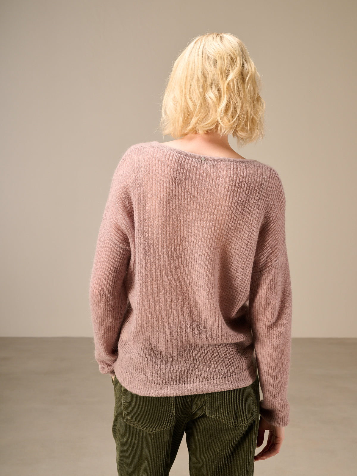 Strickpullover mit Wolle