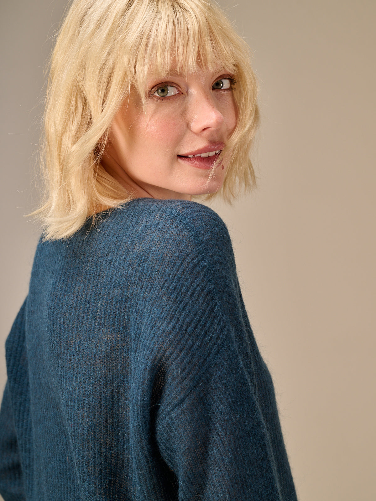 Strickpullover mit Wolle