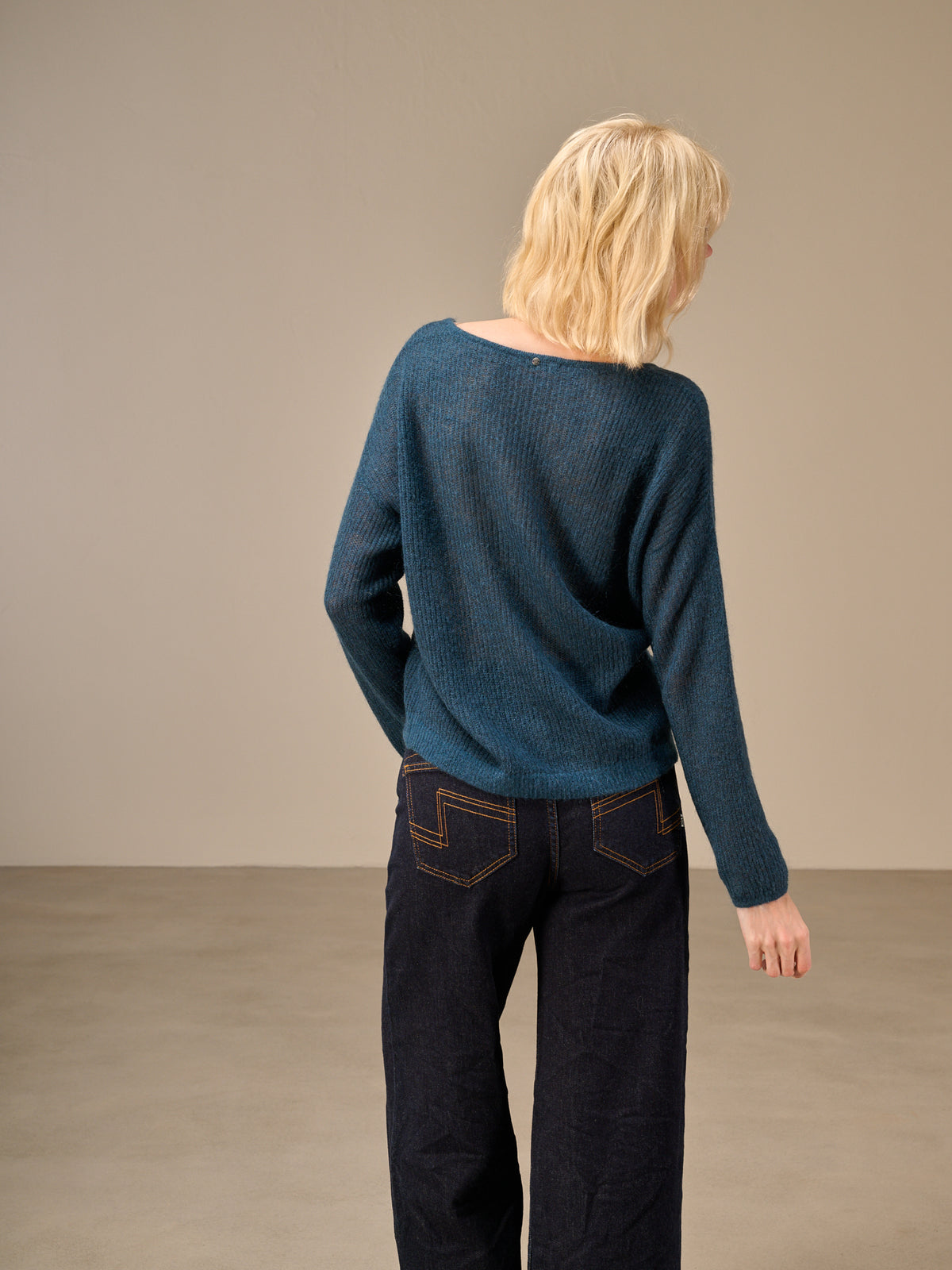 Strickpullover mit Wolle