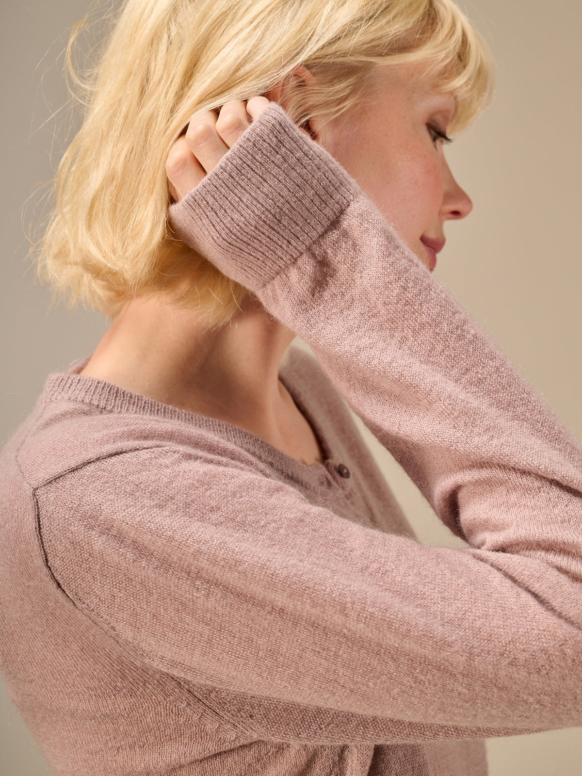 Giacca in maglia con chiusura con bottoni