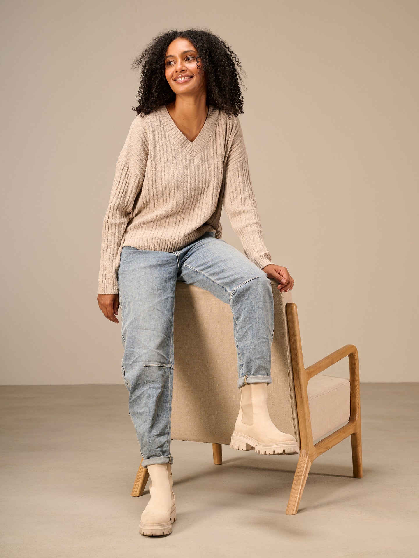 Pantaloni barrel fit