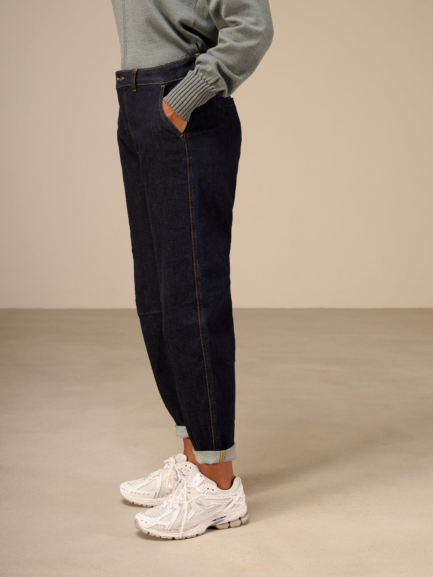 Pantaloni barrel fit