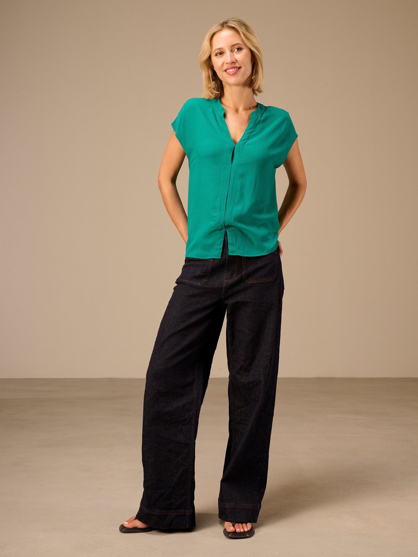 Plain blouse