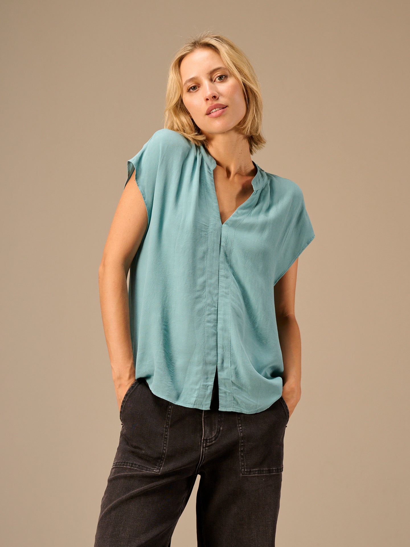 Plain blouse