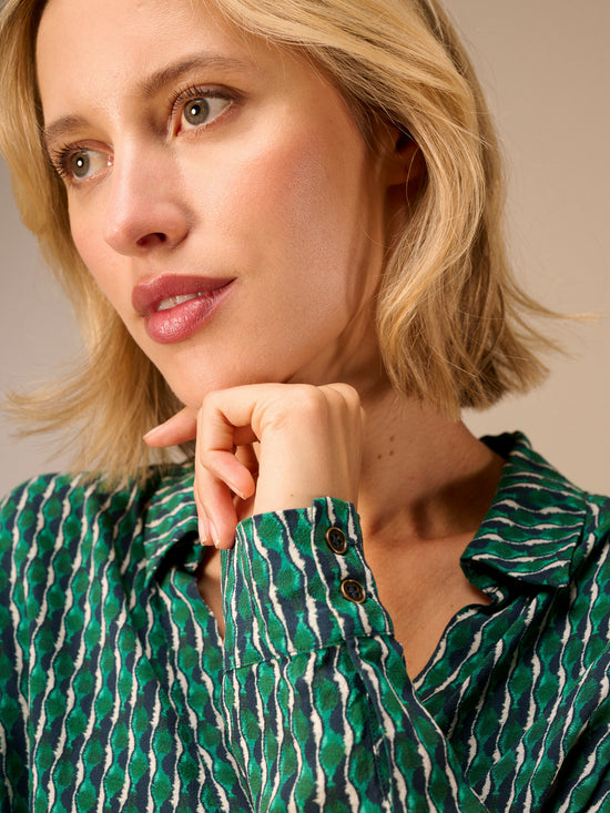 blouse à manches 3/4