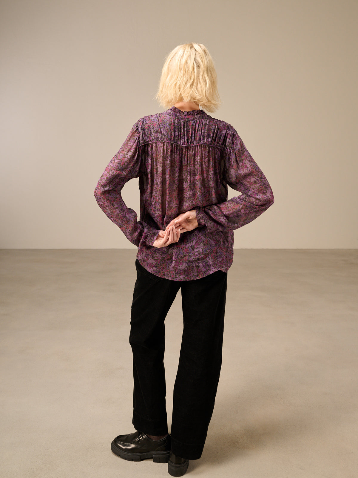 Bluse mit Rüschendetail