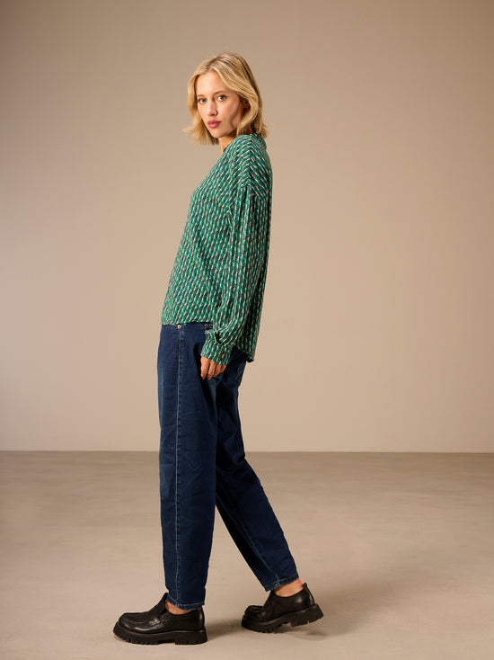 Barrel-leg jeans