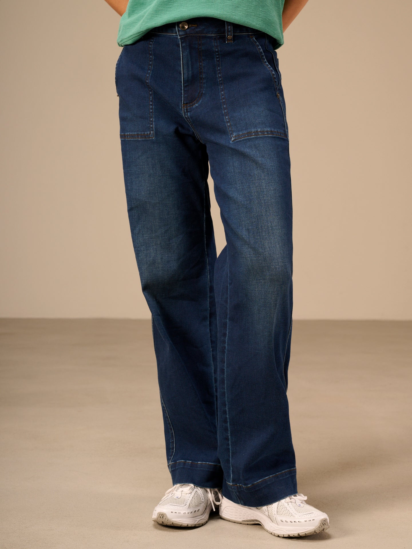 Hose mit weitem Bein