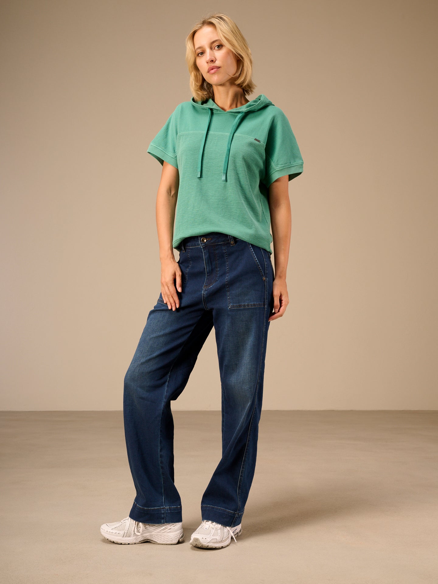 Hose mit weitem Bein