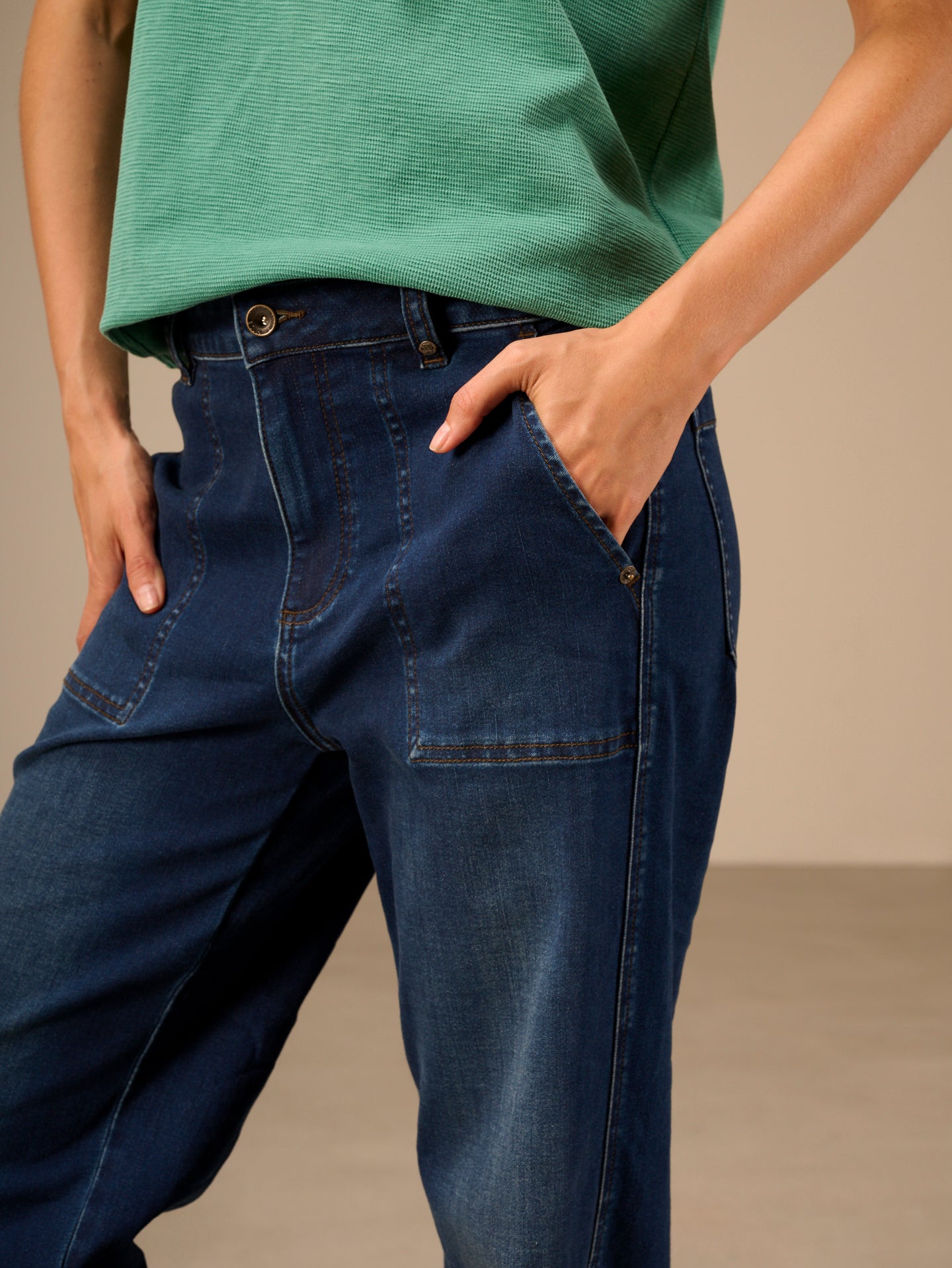 Hose mit weitem Bein