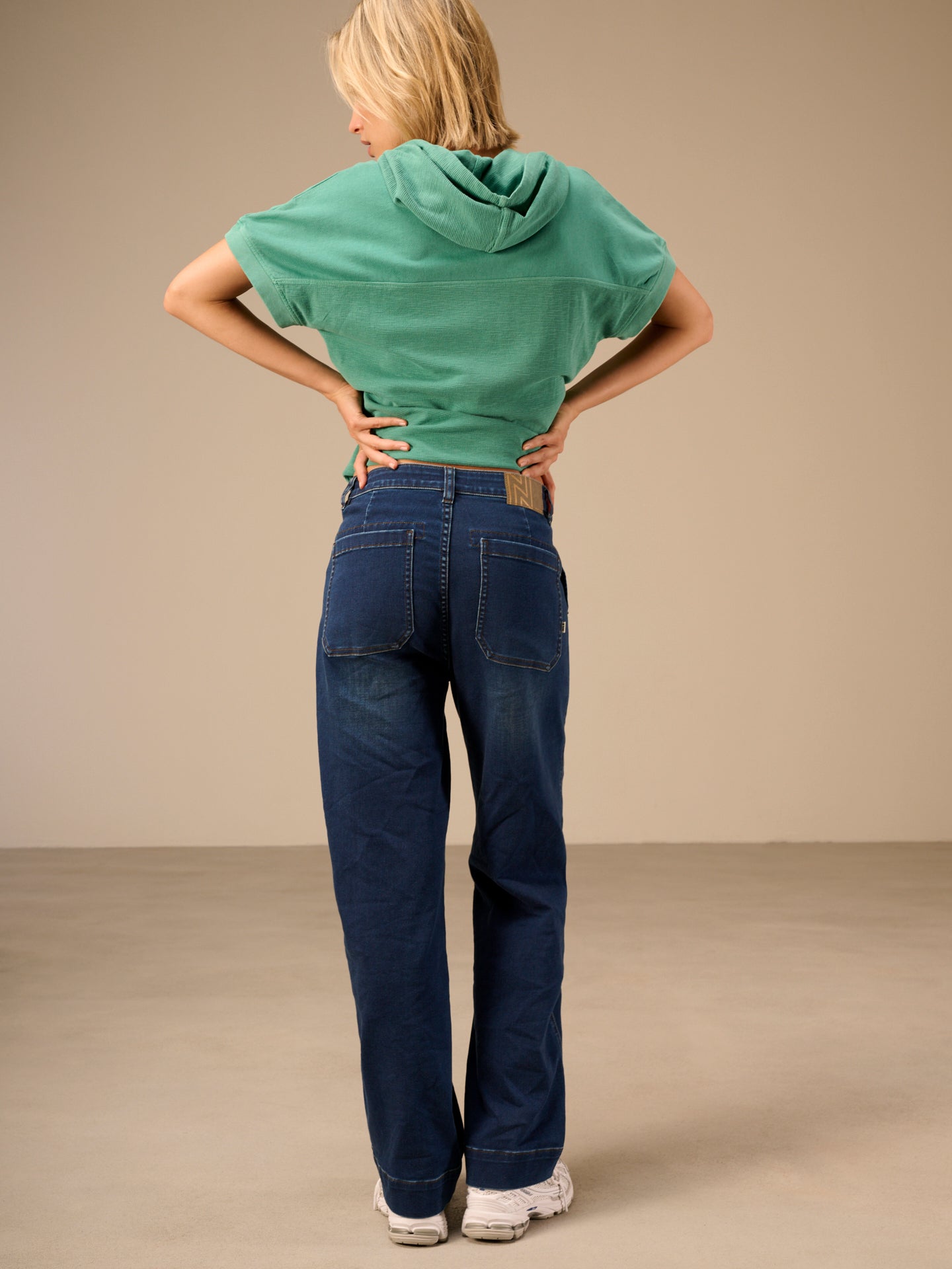 Hose mit weitem Bein