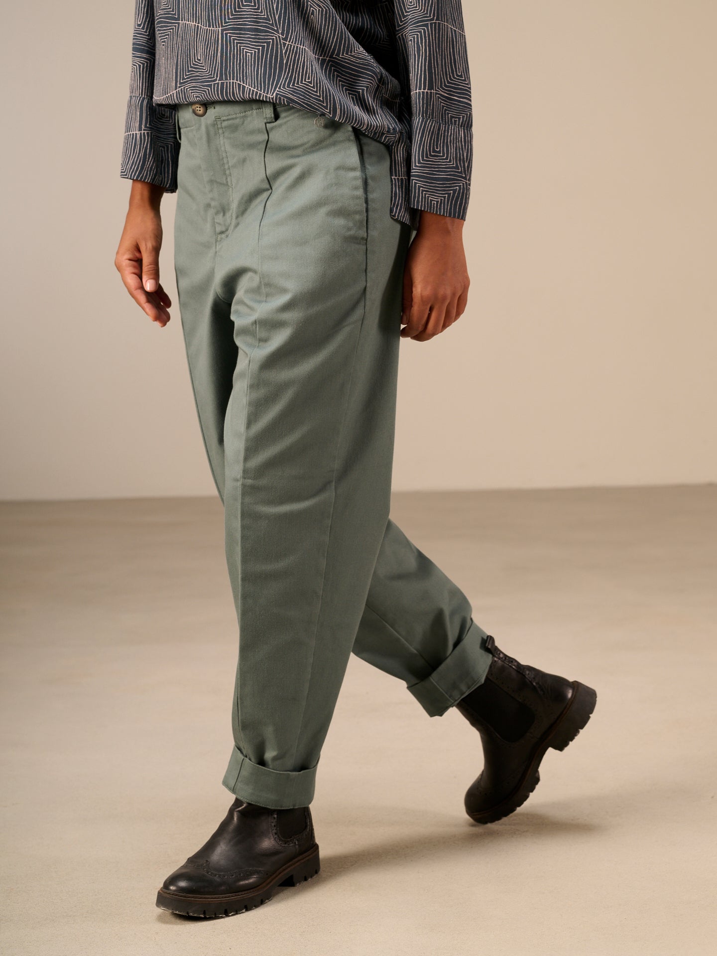 Pantaloni con pince