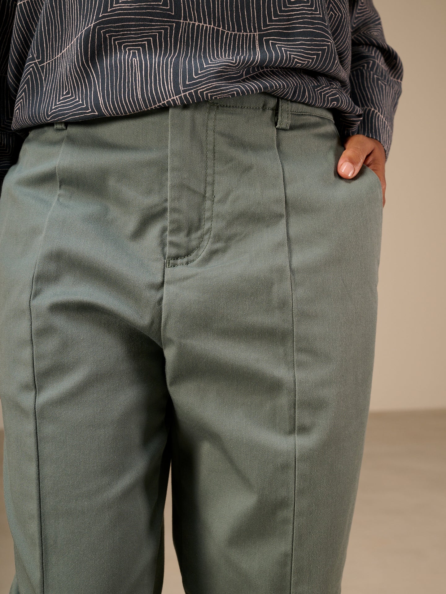 Pantaloni con pince