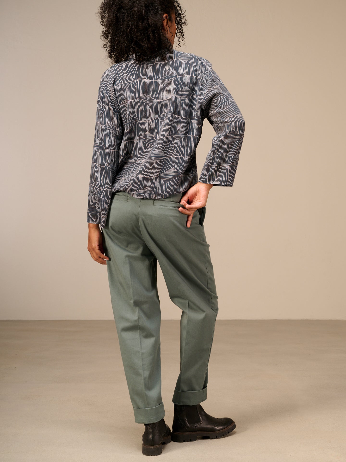 Pantaloni con pince