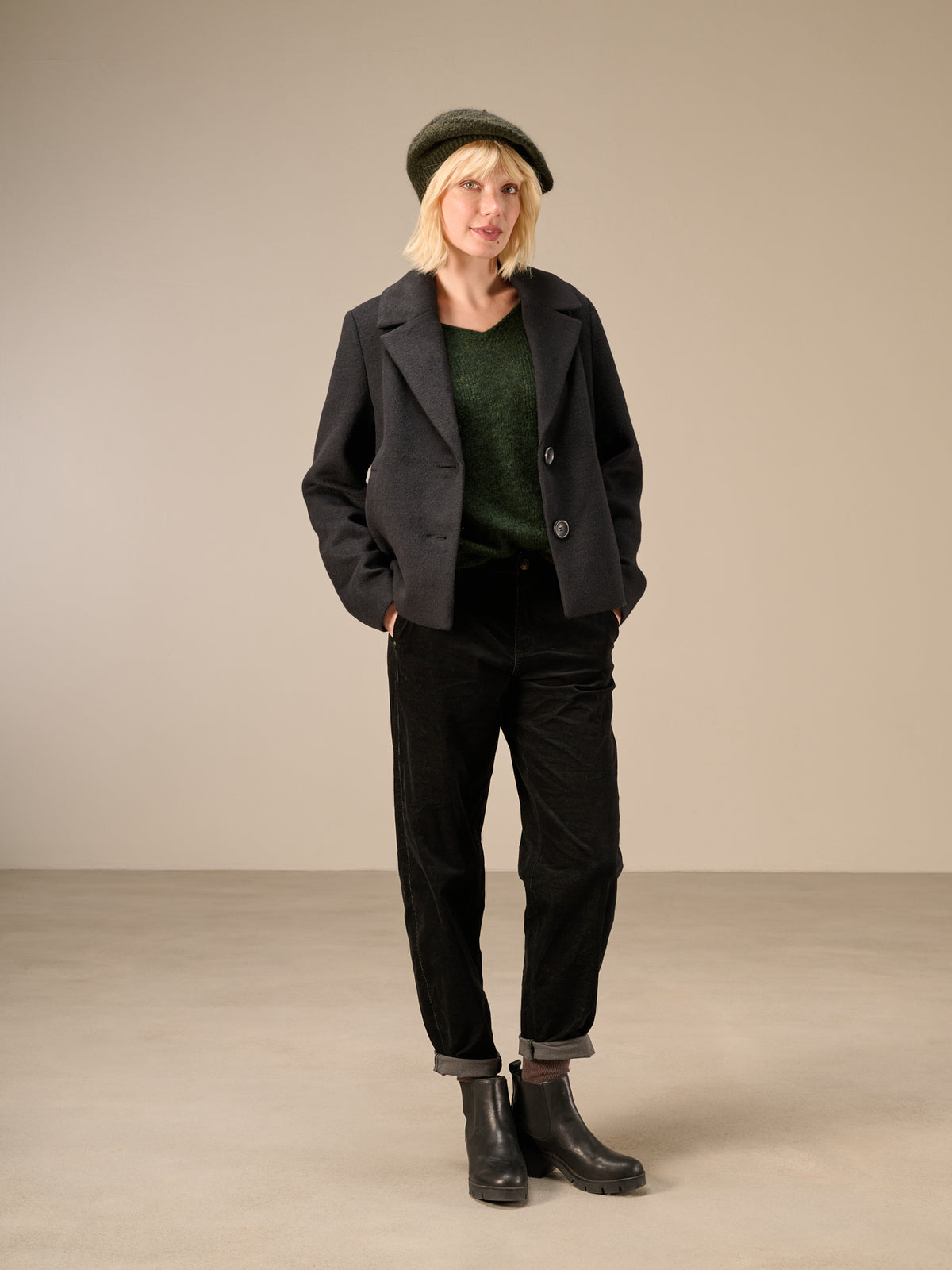 Pantaloni barrel fit