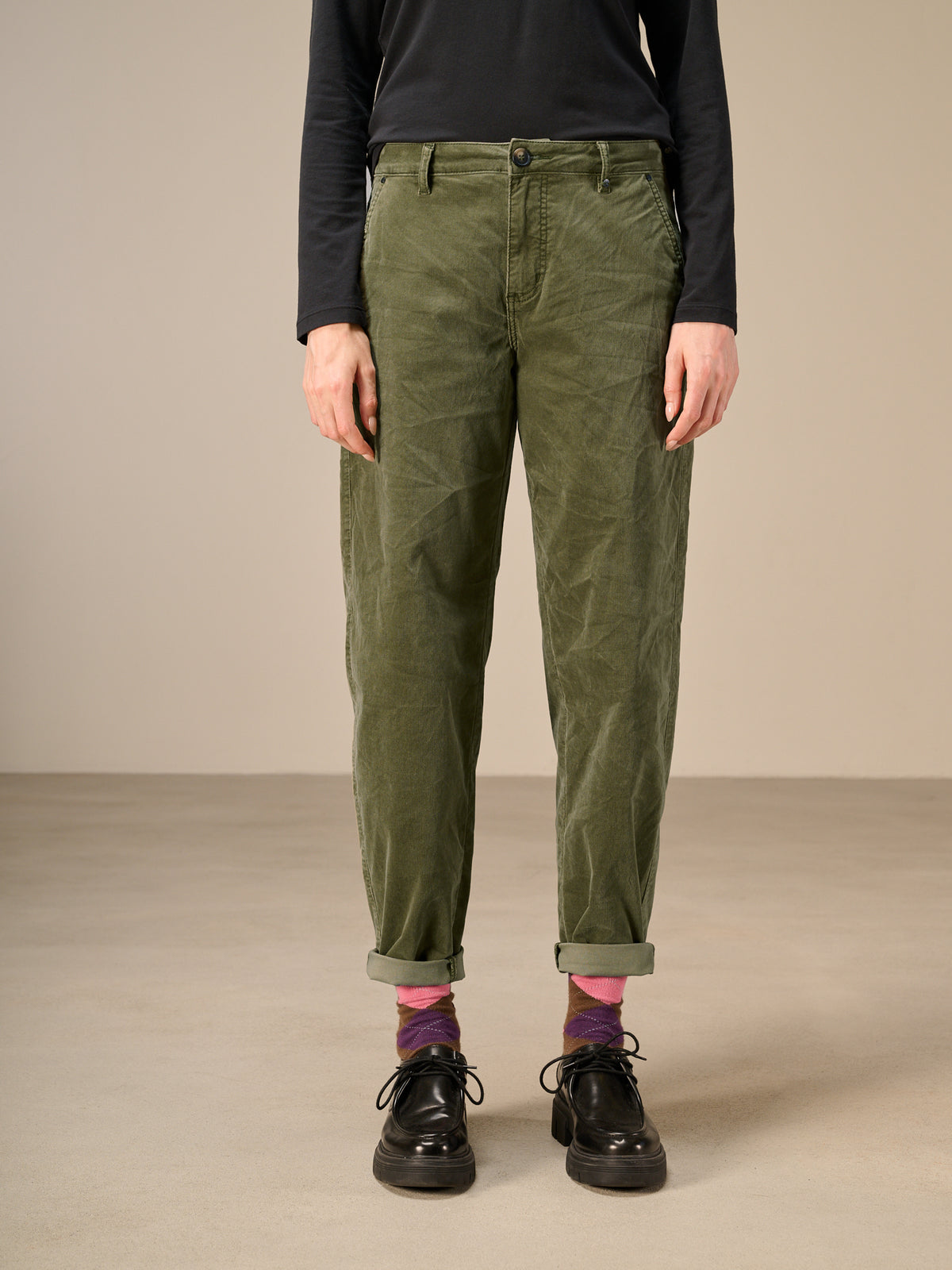Pantaloni barrel fit
