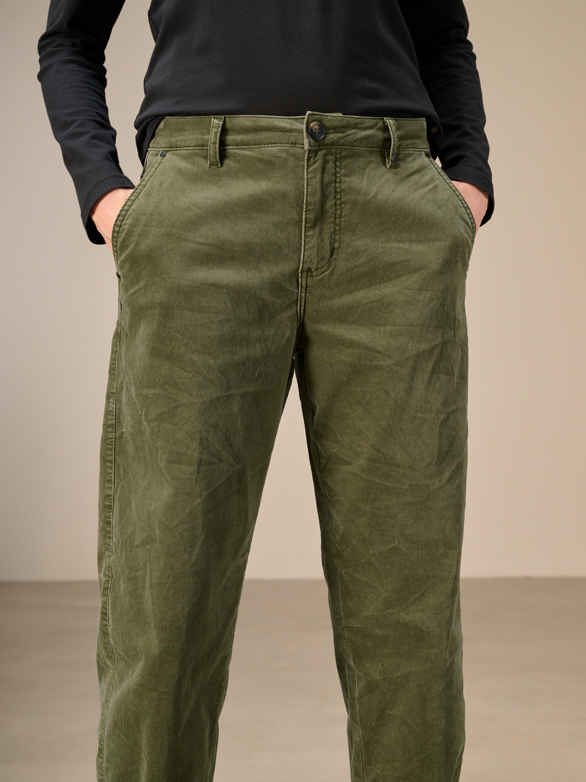 Pantaloni barrel fit