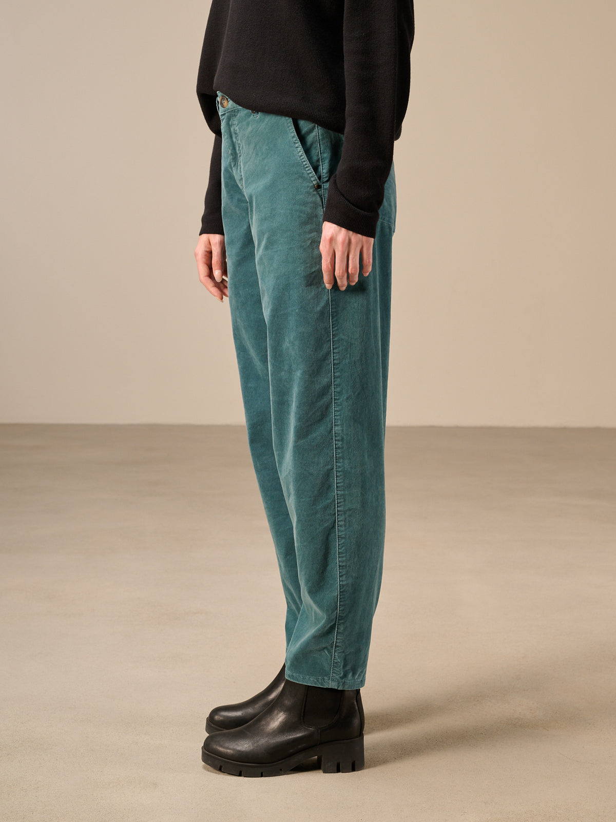Pantaloni barrel fit