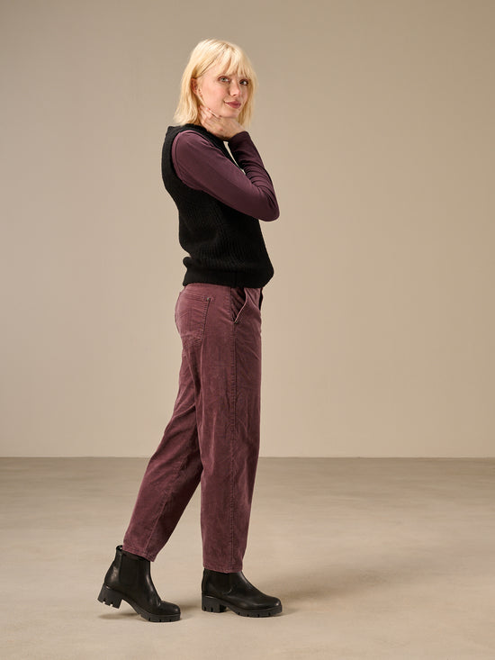 Pantaloni barrel fit