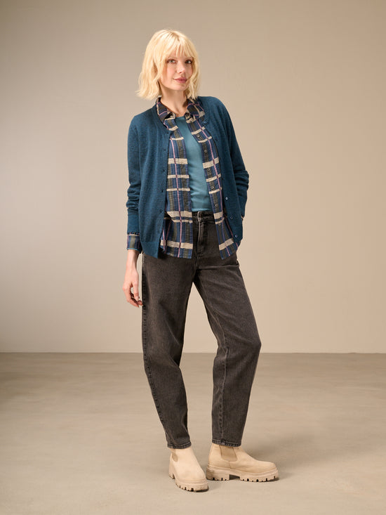 Bluse mit Karomuster