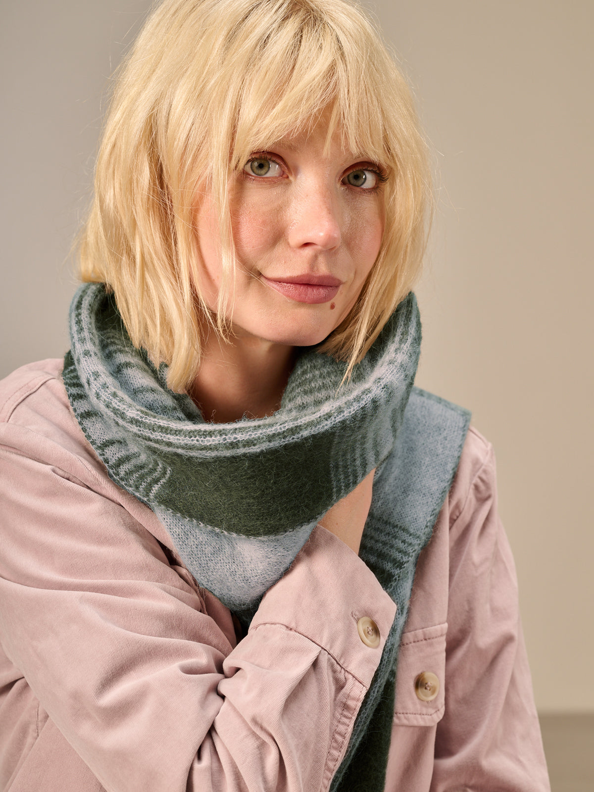 Knitted scarf