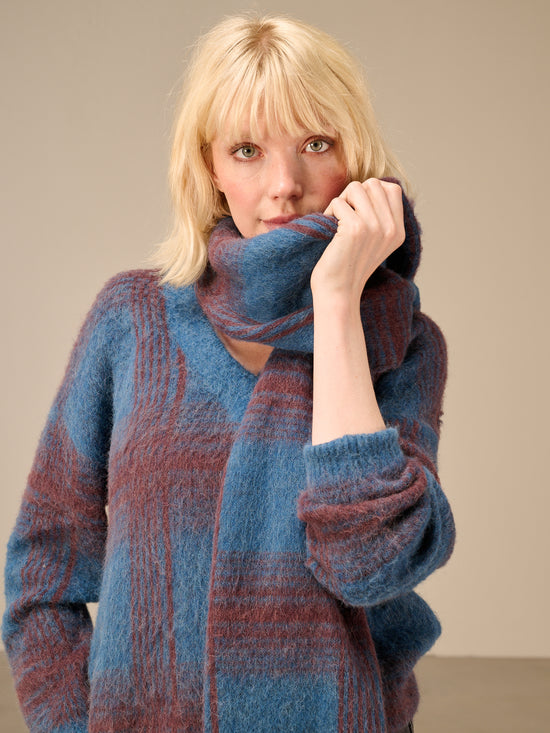écharpe en maille