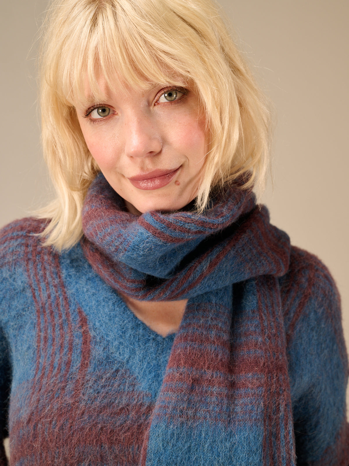 Knitted scarf