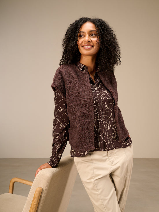 gilet en sherpa