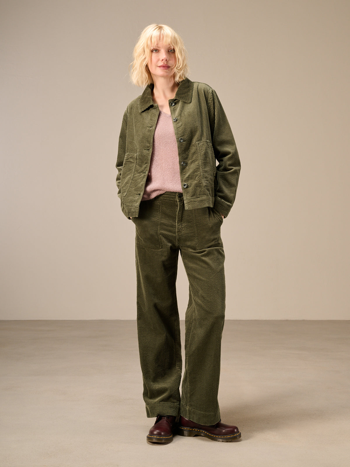 Jacke mit Hemdkragen