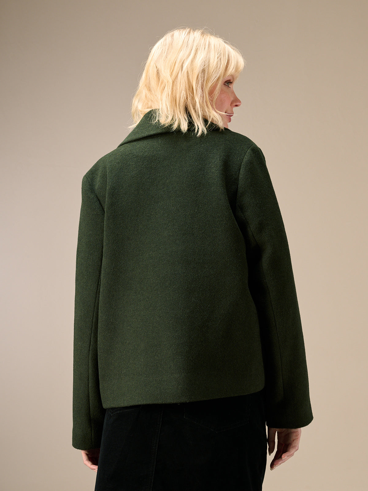 Jacket with shawl lapel