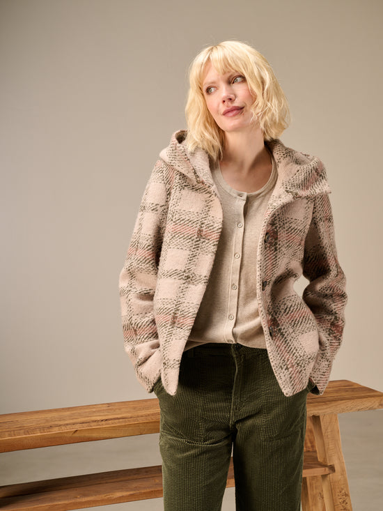 Jacke mit Karomuster