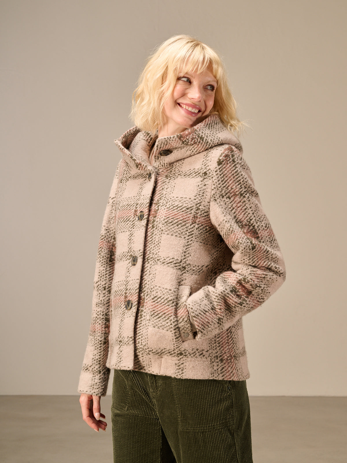 Jacke mit Karomuster