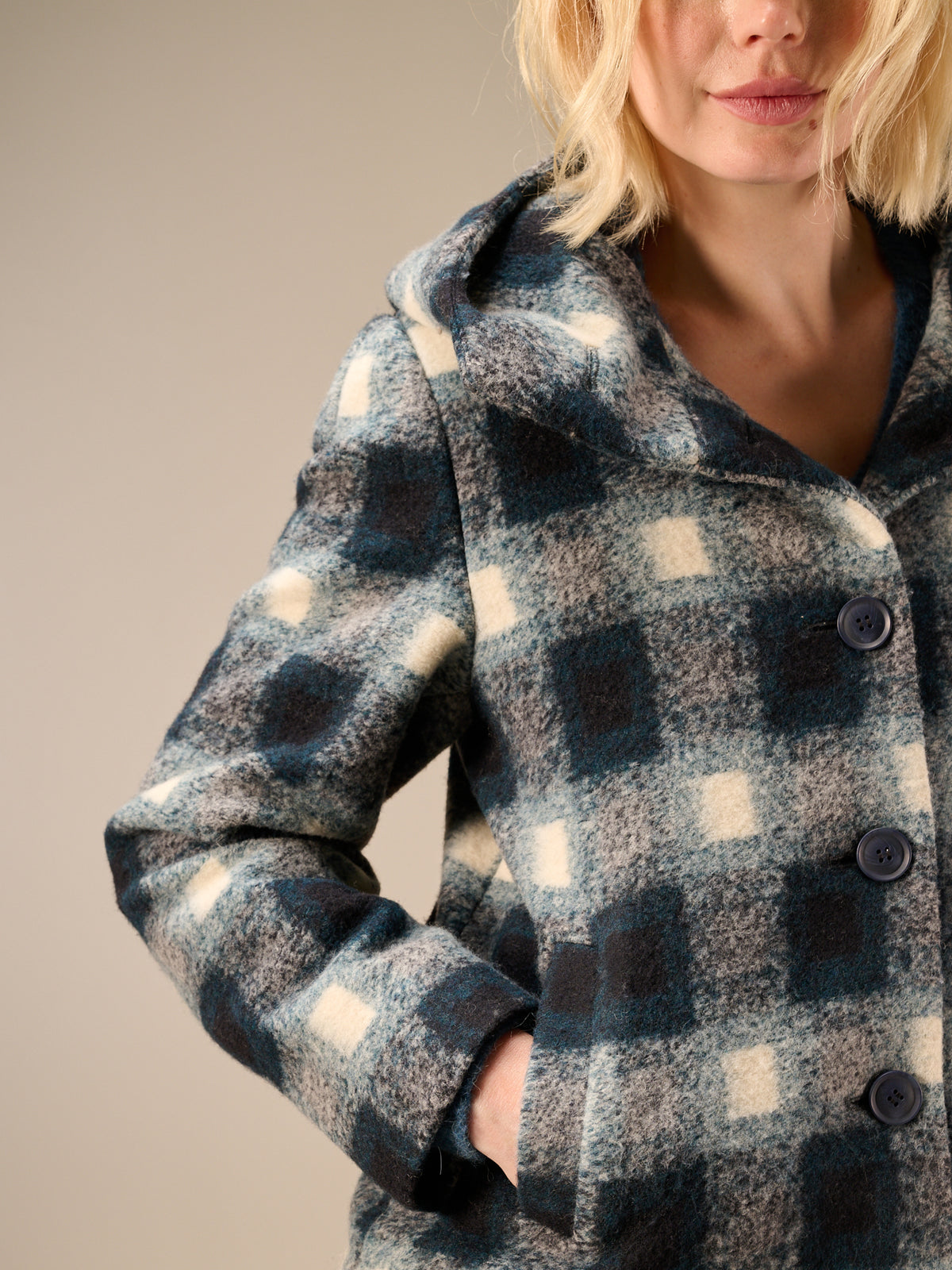 Jacke mit Karomuster
