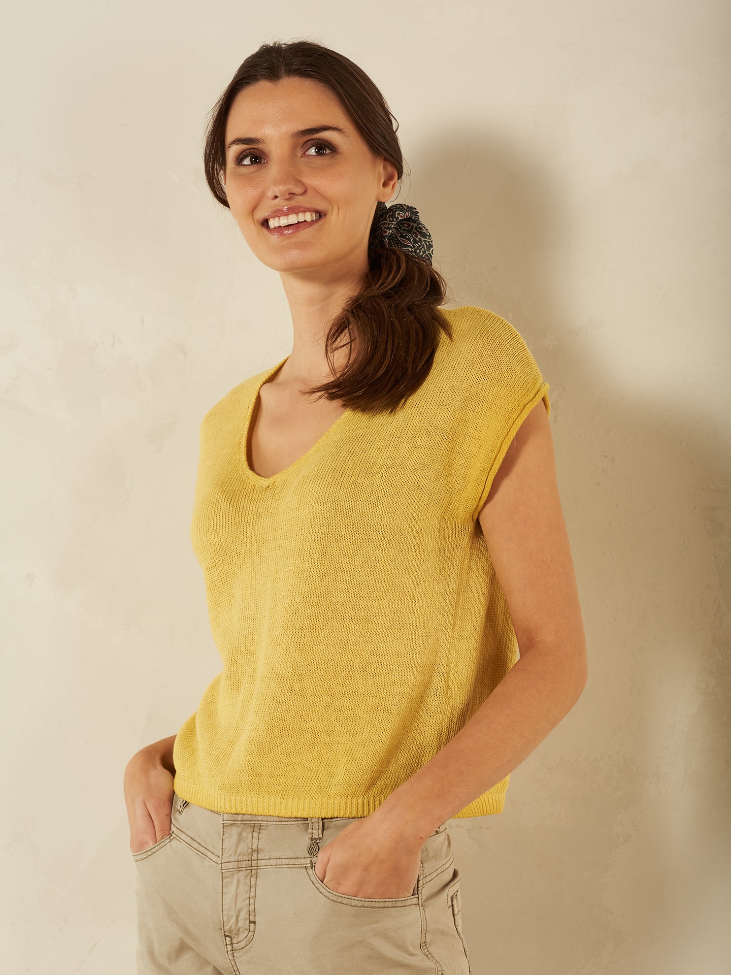 Smanicato in maglia