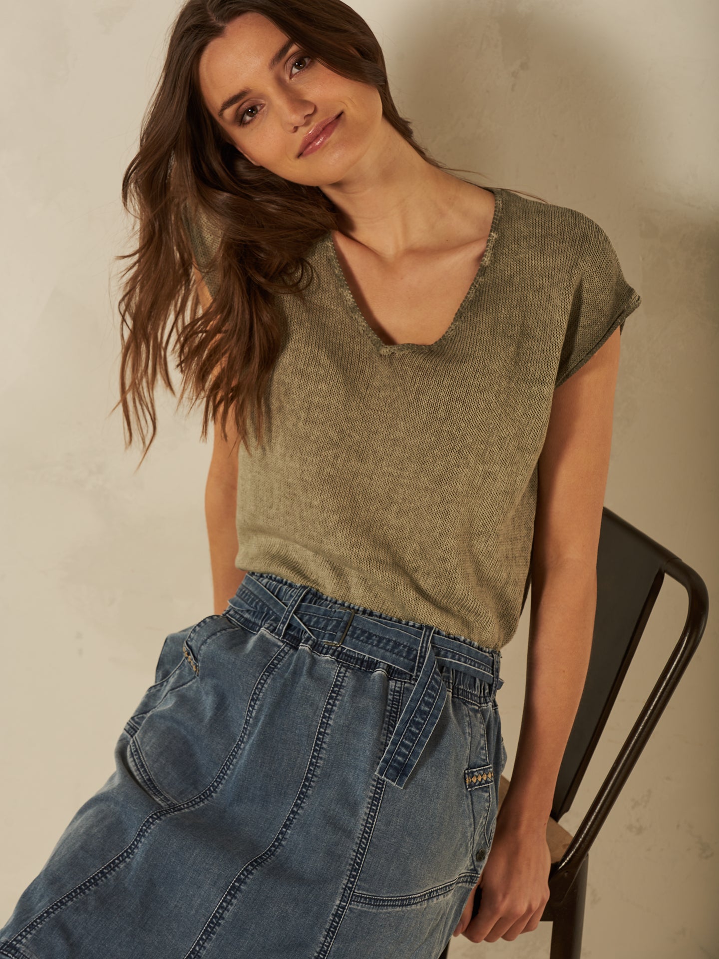 Smanicato in maglia