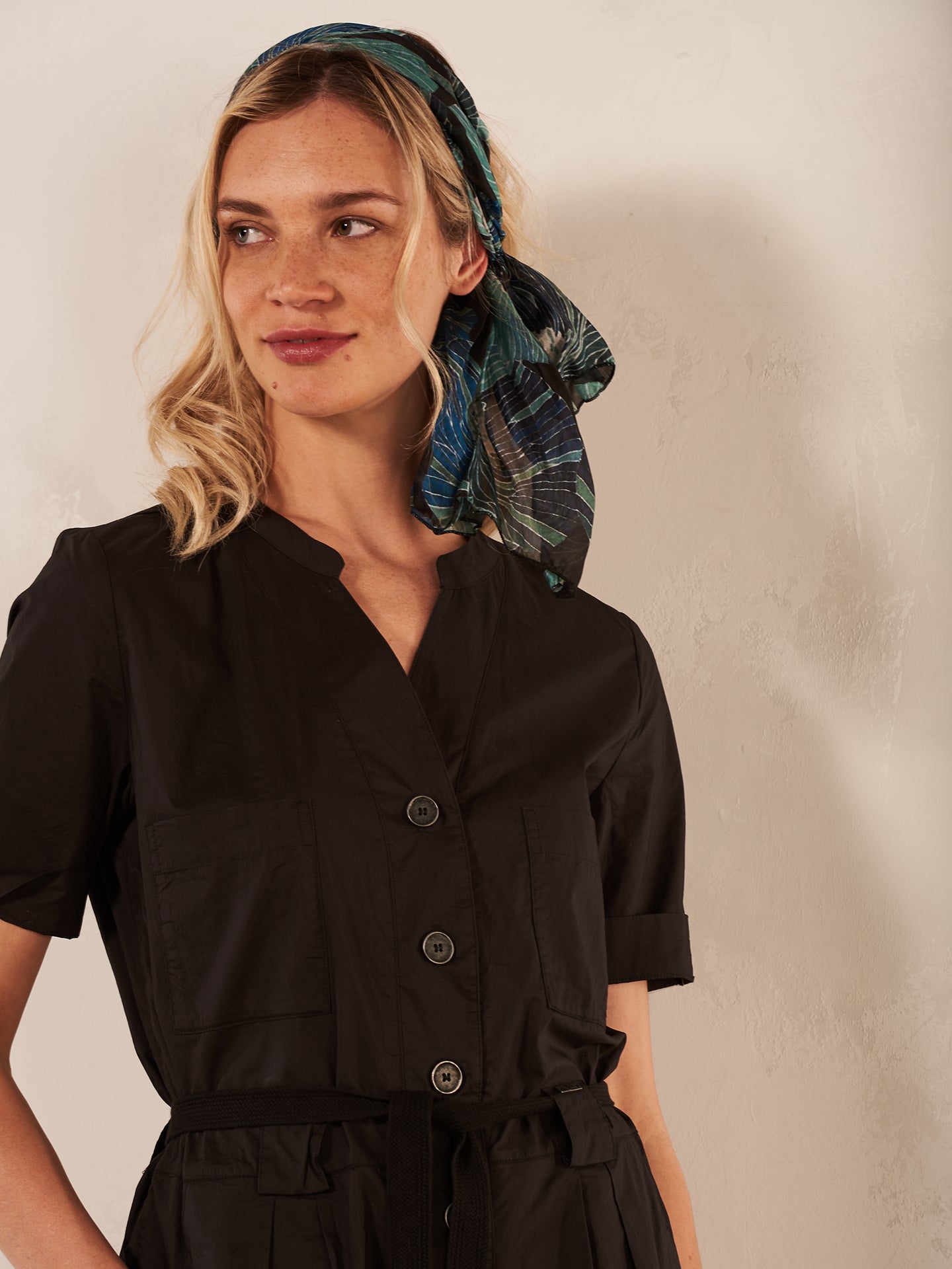 Tuta jumpsuit con cintura