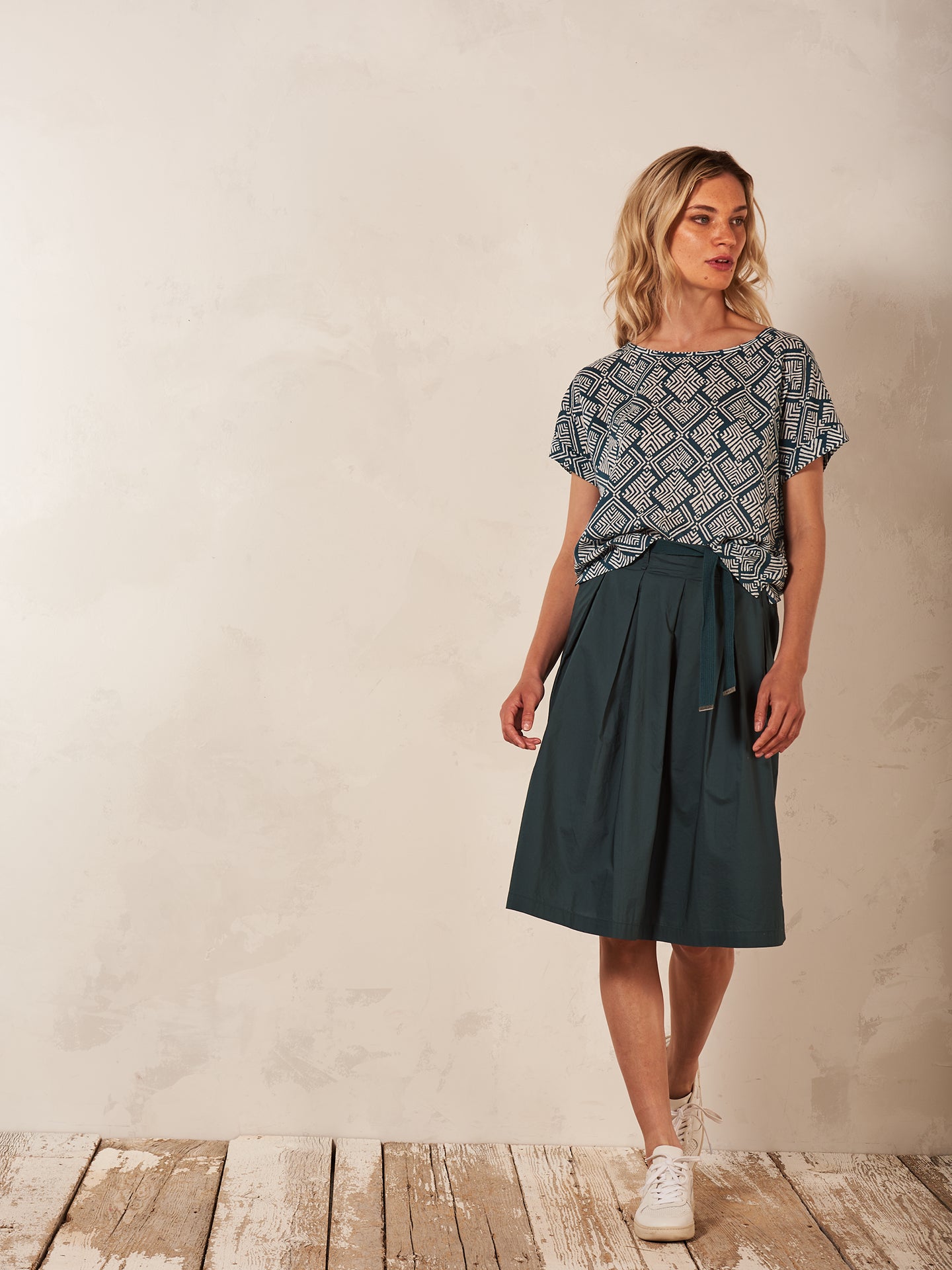 blouse à col rond