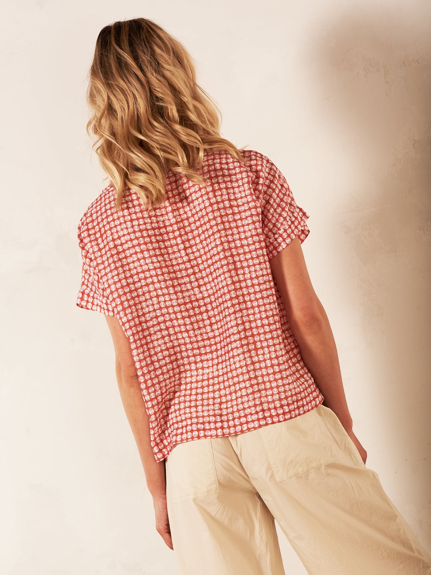 blouse à col rond