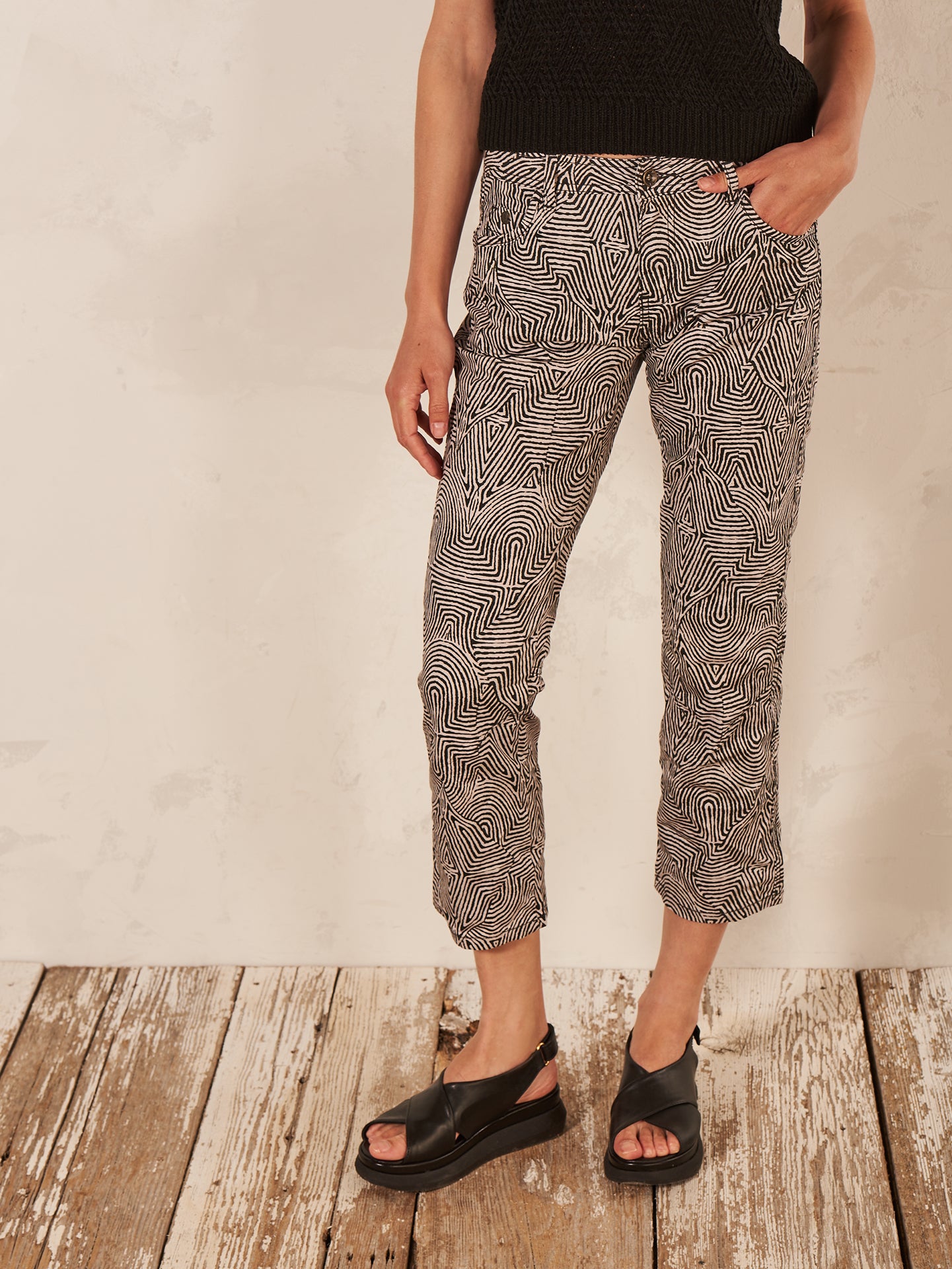 pantalon imprimé