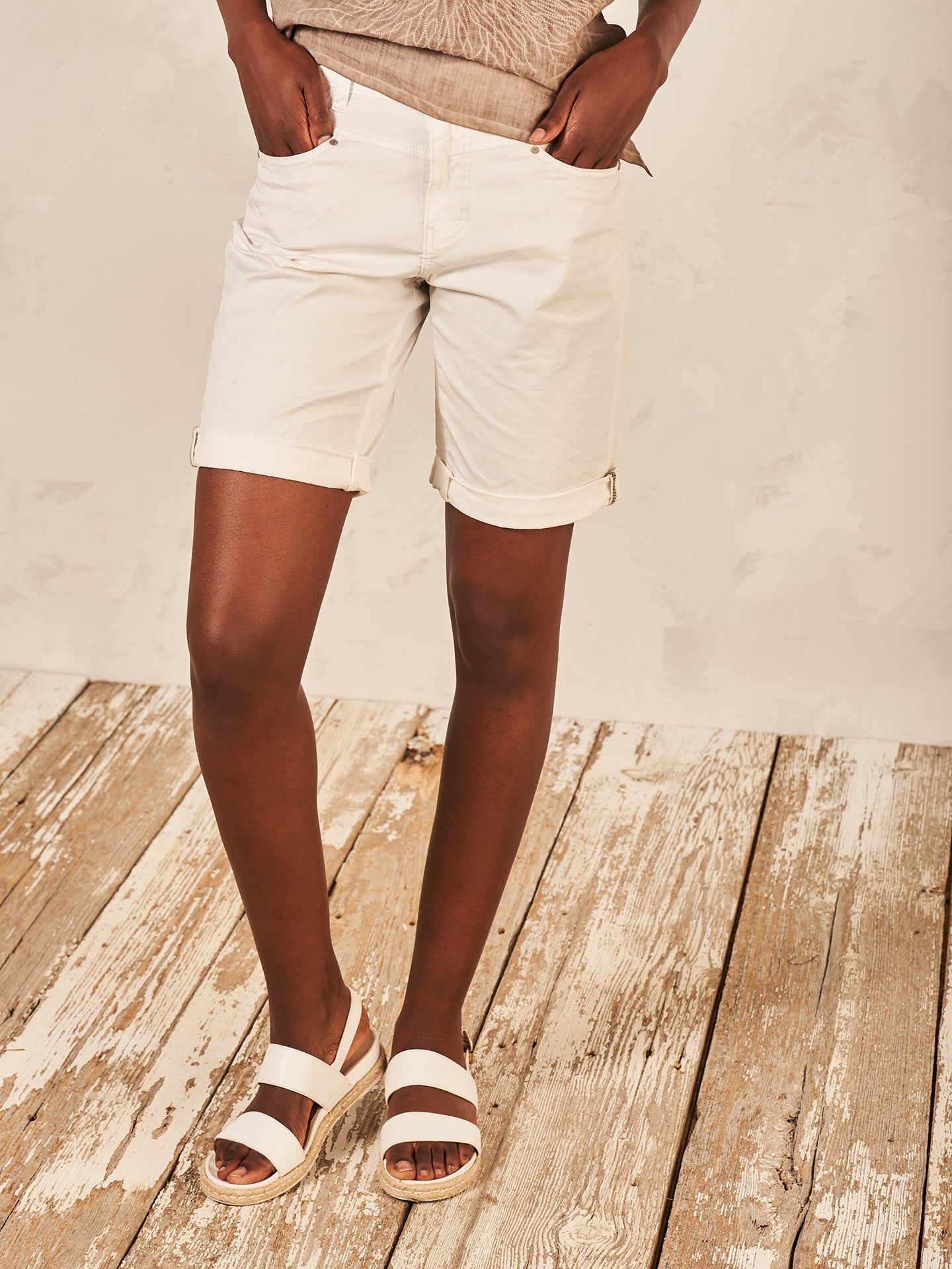 Denim shorts
