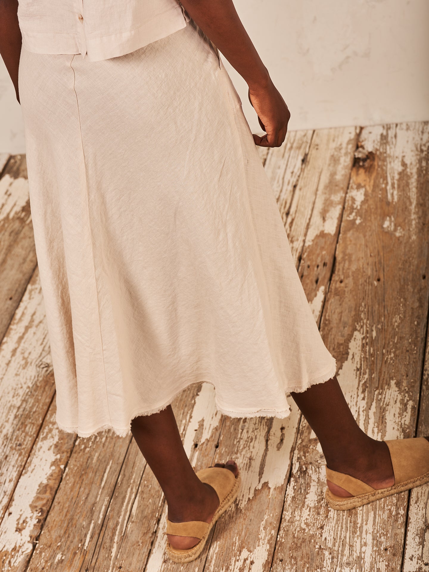 Linen skirt