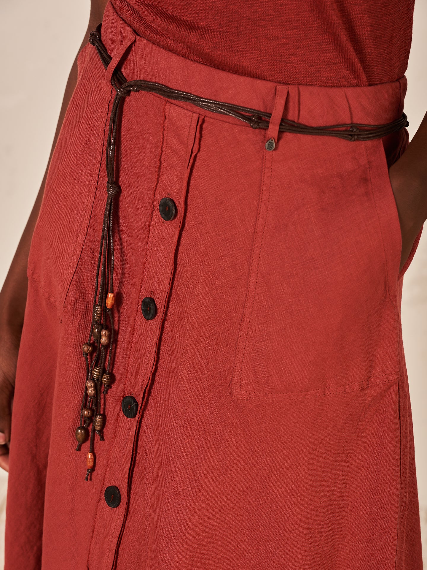 Linen skirt