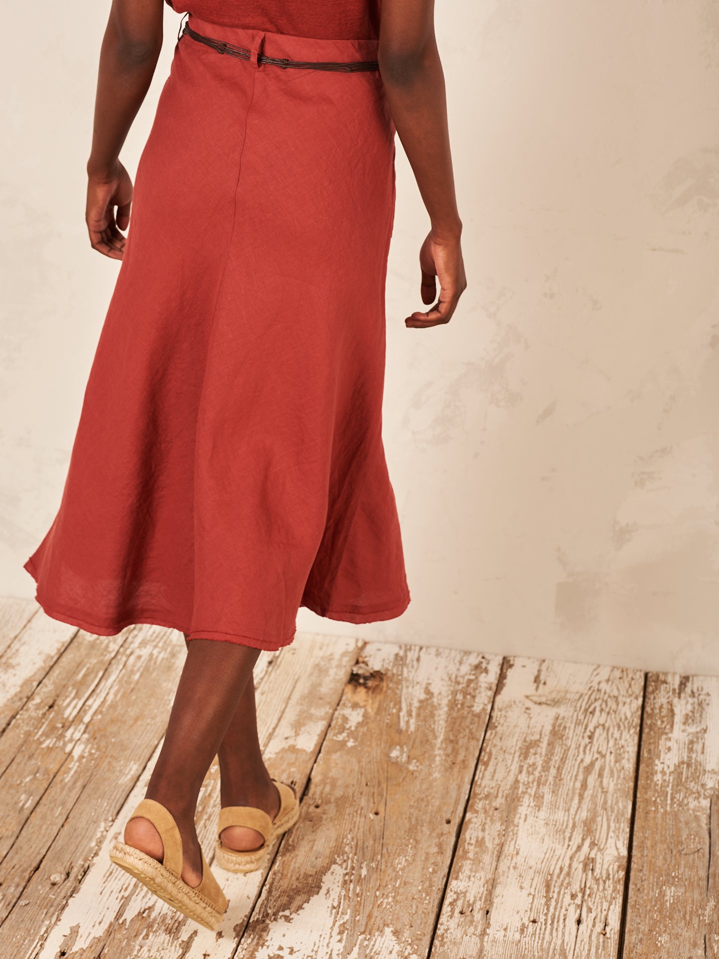 Linen skirt