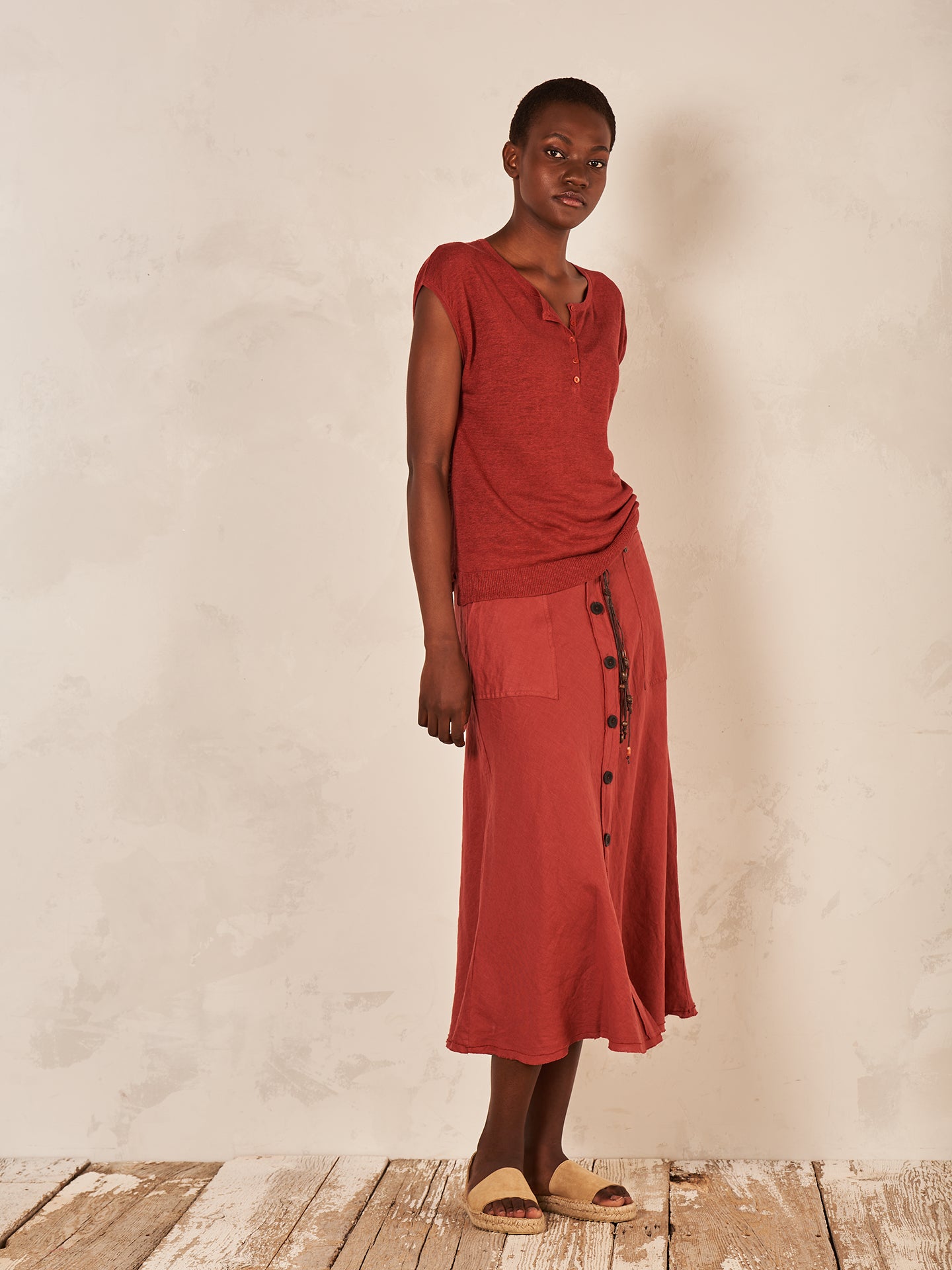 Linen skirt