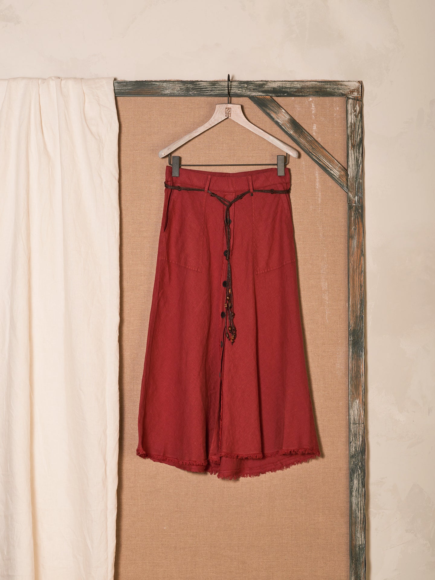 Linen skirt