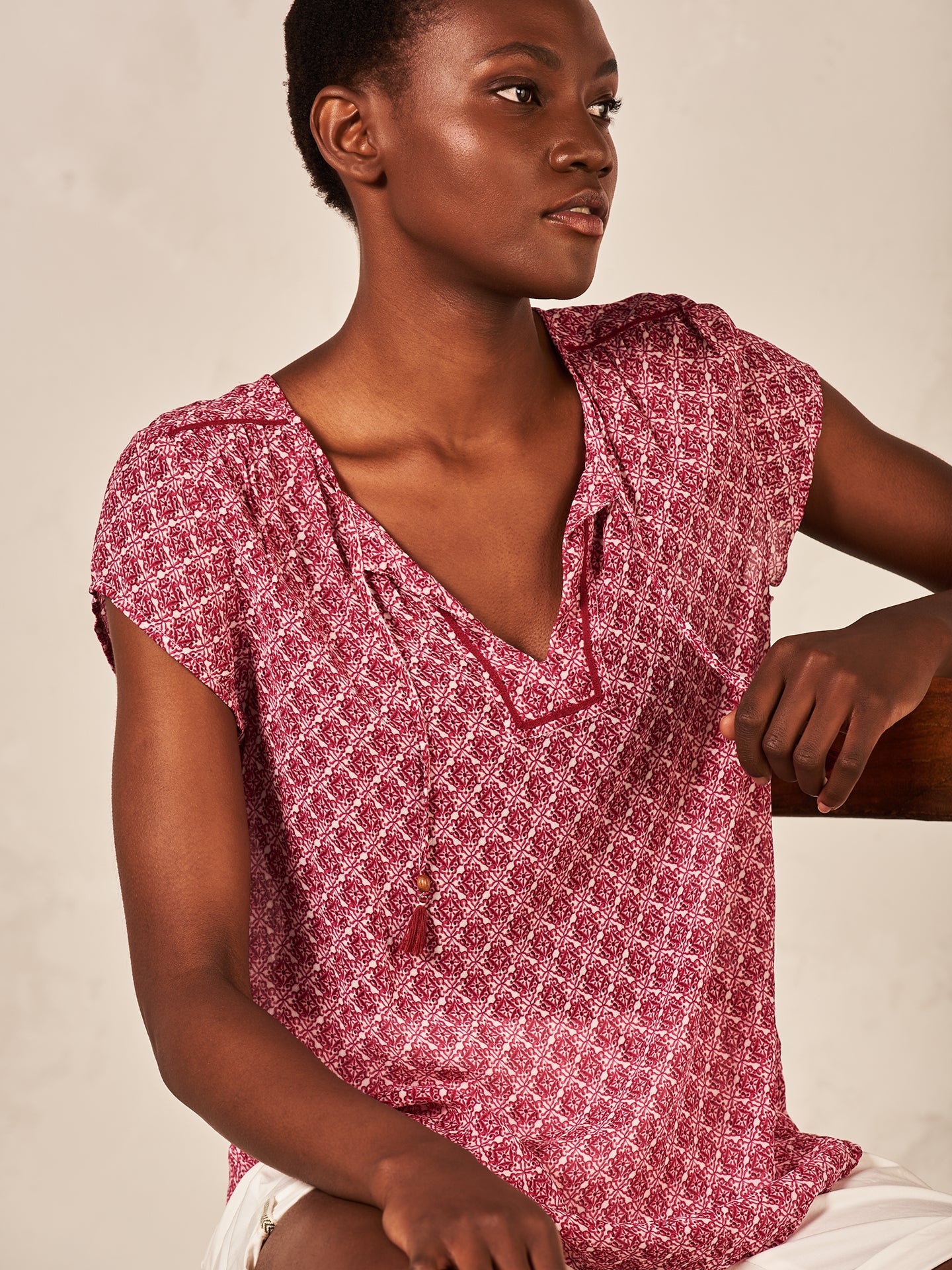 blouse imprimé