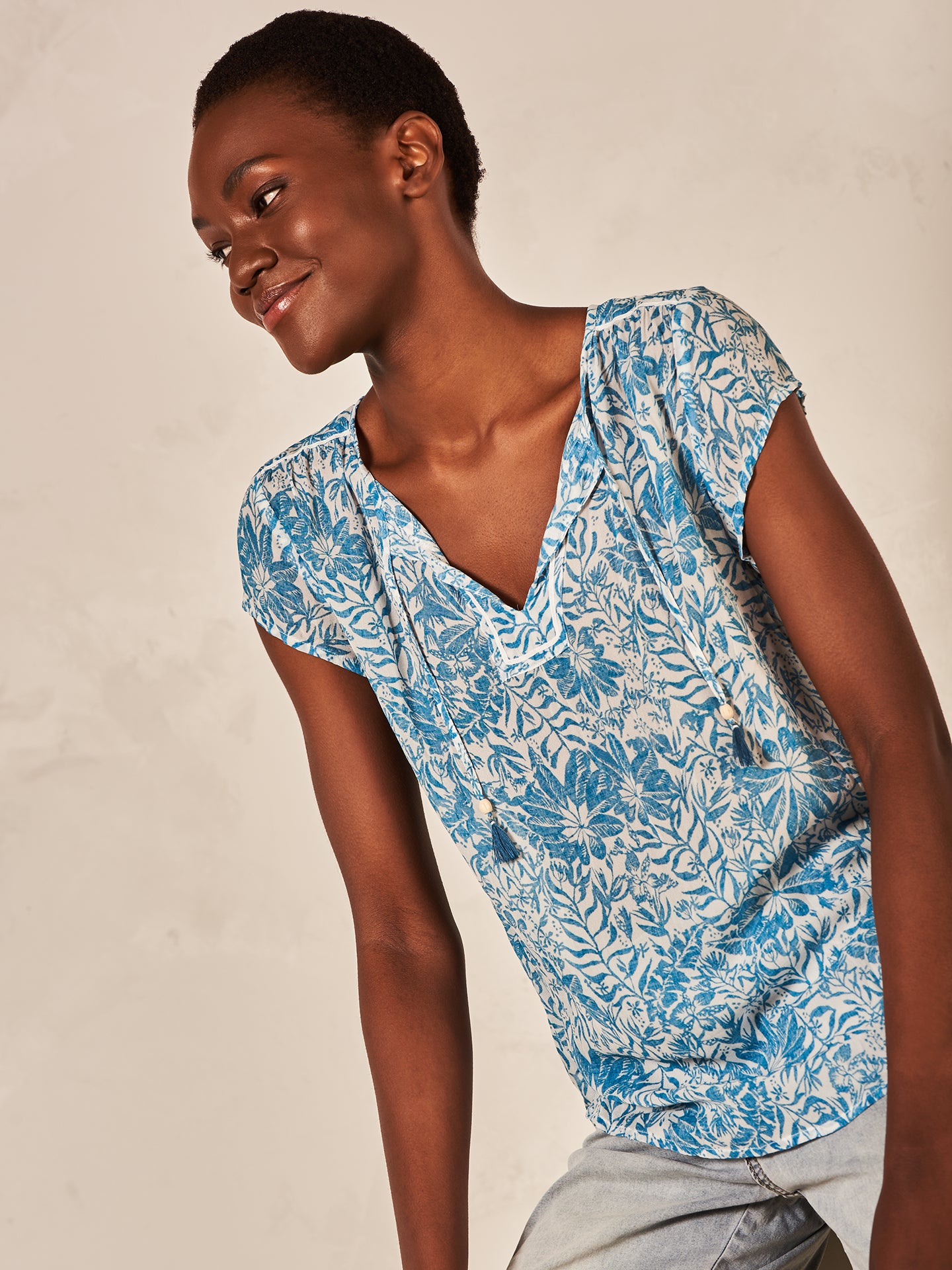 blouse imprimé