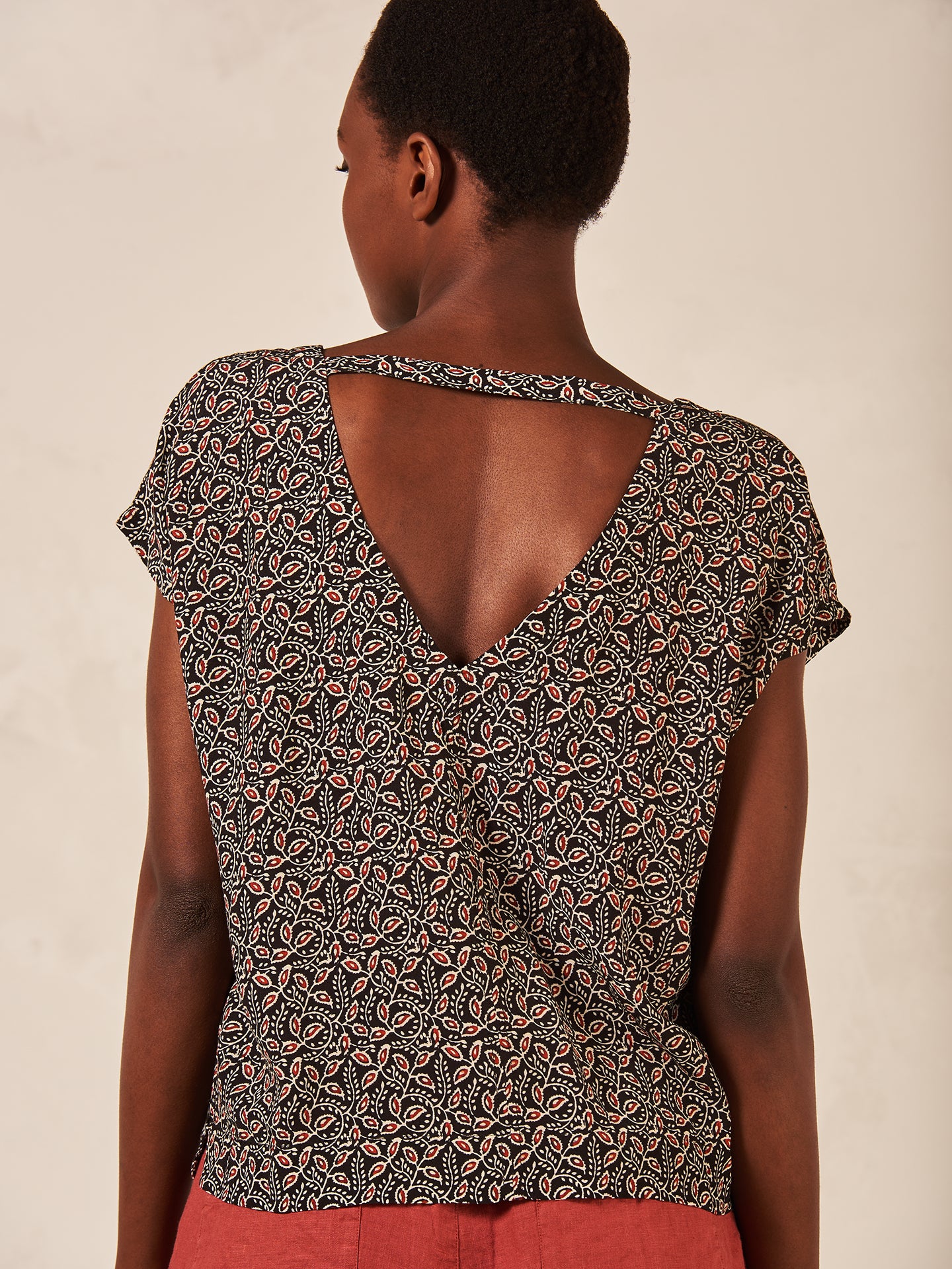 Blusa con stampa